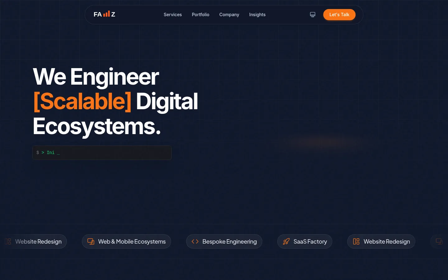 Fawz IT Solutions product interface